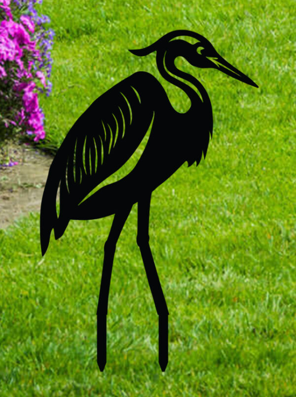 Outdoor Heron Silhouette - Image 2